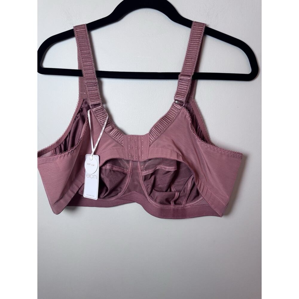 Elomi Cate Wirefree Softcup 4033 Bra - Rosewood Size 44DD NWT - Picture 3 of 10